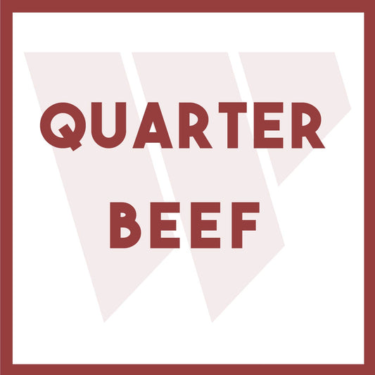 Quarter Beef (135-180 lbs)
